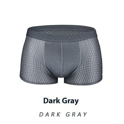 Ice Silk Men's Shorts Head Plus Size Boxer Briefs