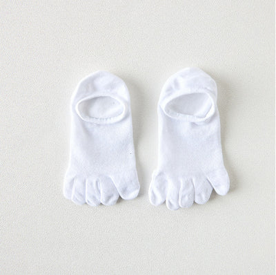 Men's Cotton Deodorant And Sweat-absorbing Breathable Five Toe Socks