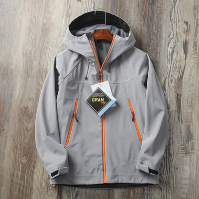 Windproof Waterproof Hooded Soft Shell Charge Jacket Coat